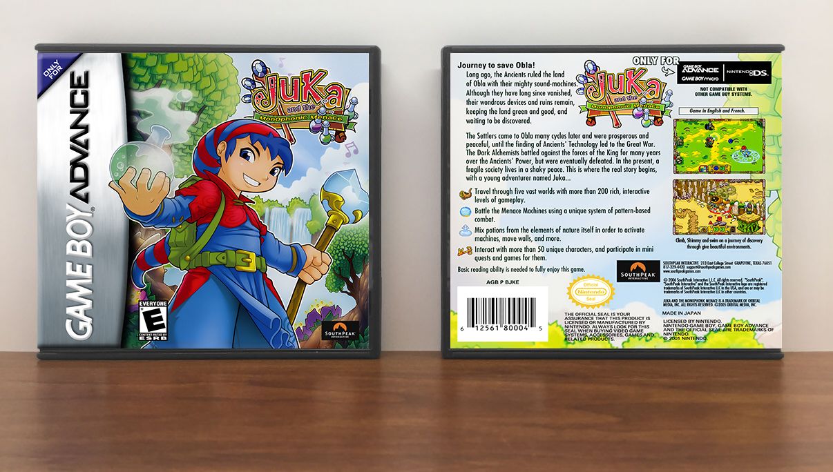 Juka and the Monophonic Menace, Artwork Spine Color: Chrome