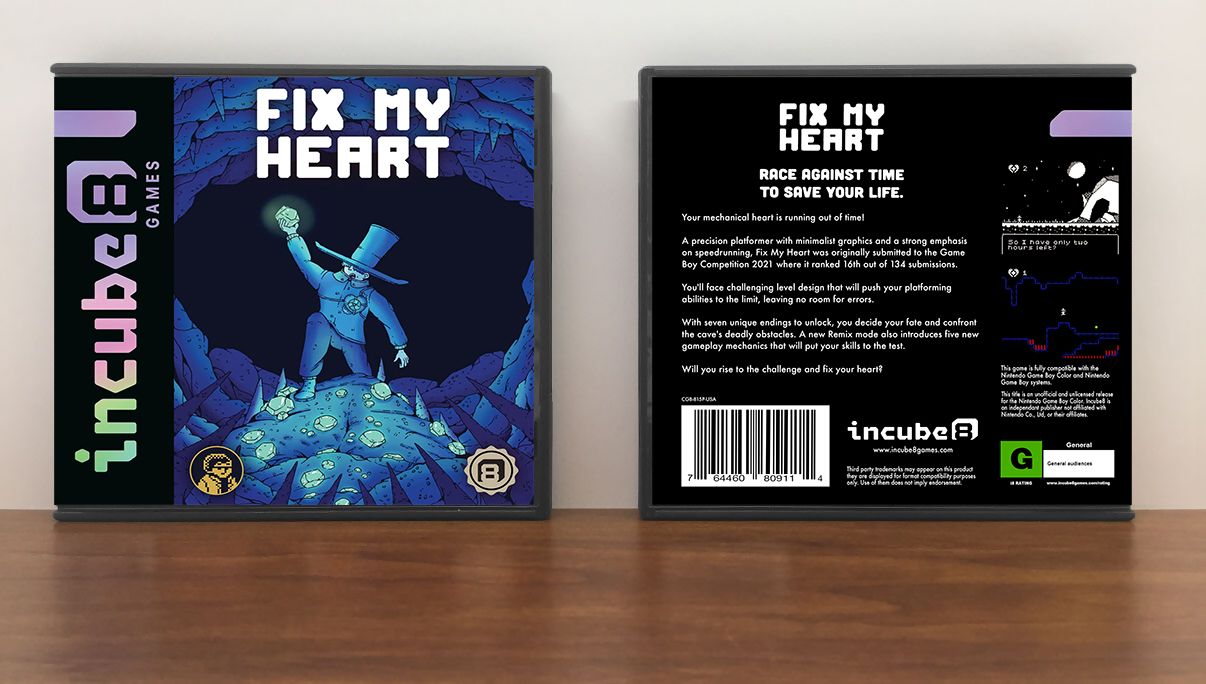 Fix My Heart, Artwork Spine Color: Chrome