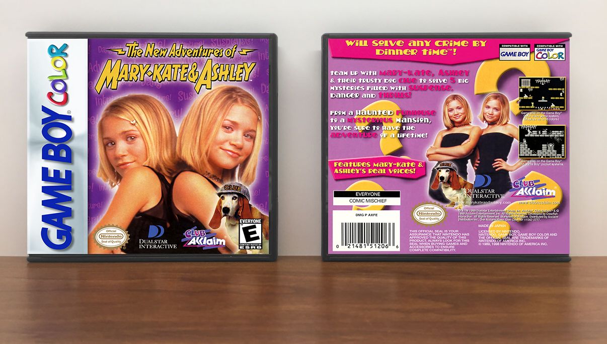 New Adventures of Mary-Kate &amp; Ashley, The, Artwork Spine Color: Chrome