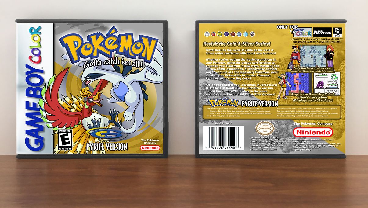 Pokemon Pyrite, Artwork Spine Color: Chrome