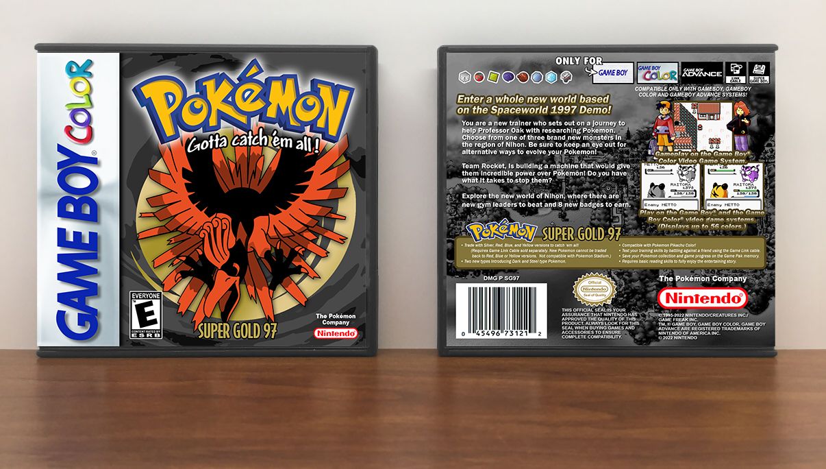 Pokemon Super Gold 97, Artwork Spine Color: Chrome