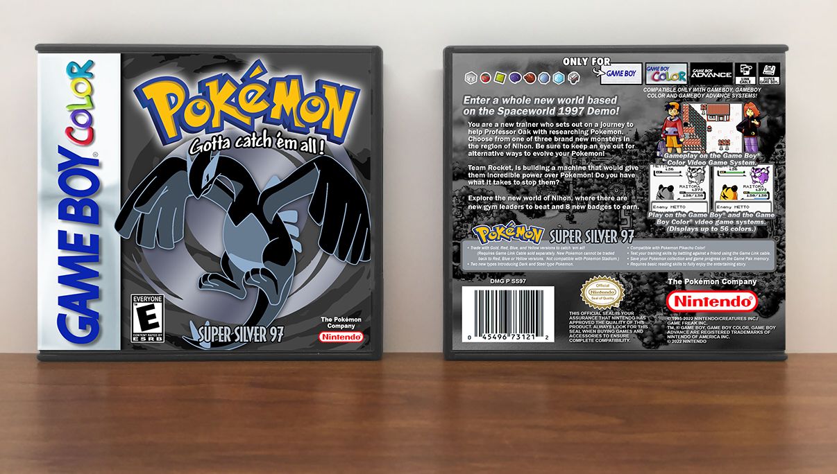 Pokemon Super Silver 97, Artwork Spine Color: Chrome