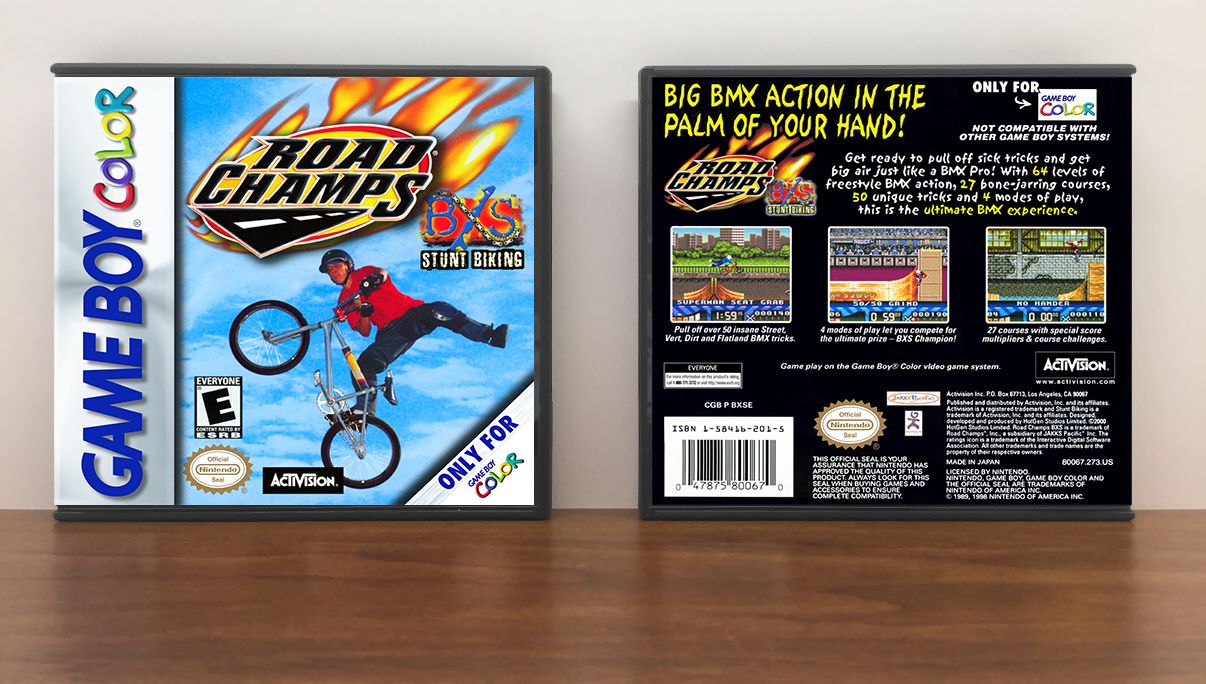 Road Champs: BXS Stunt Biking, Artwork Spine Color: Chrome
