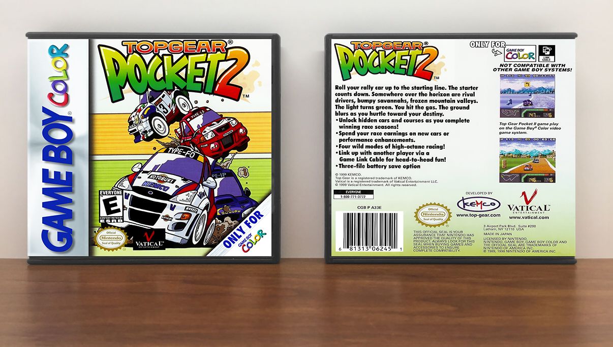 Top Gear Pocket 2, Artwork Spine Color: Chrome