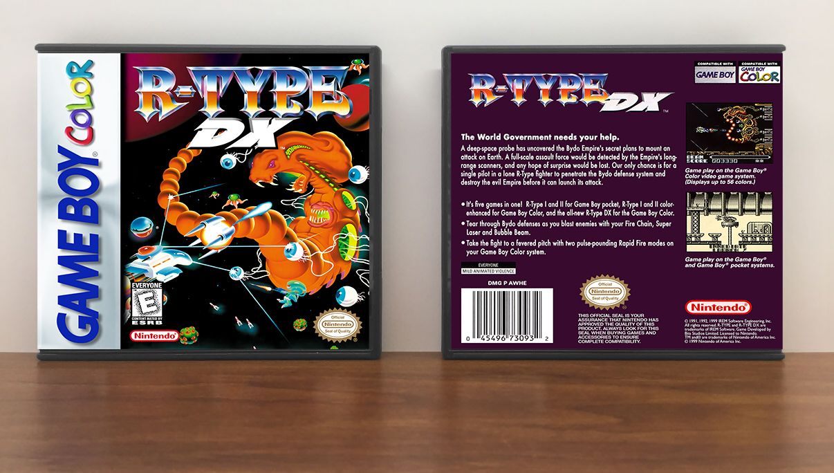R-Type DX, Artwork Spine Color: Chrome