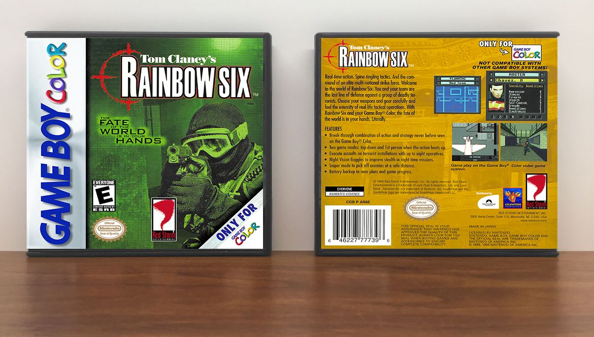 Tom Clancy's Rainbow Six, Artwork Spine Color: Chrome