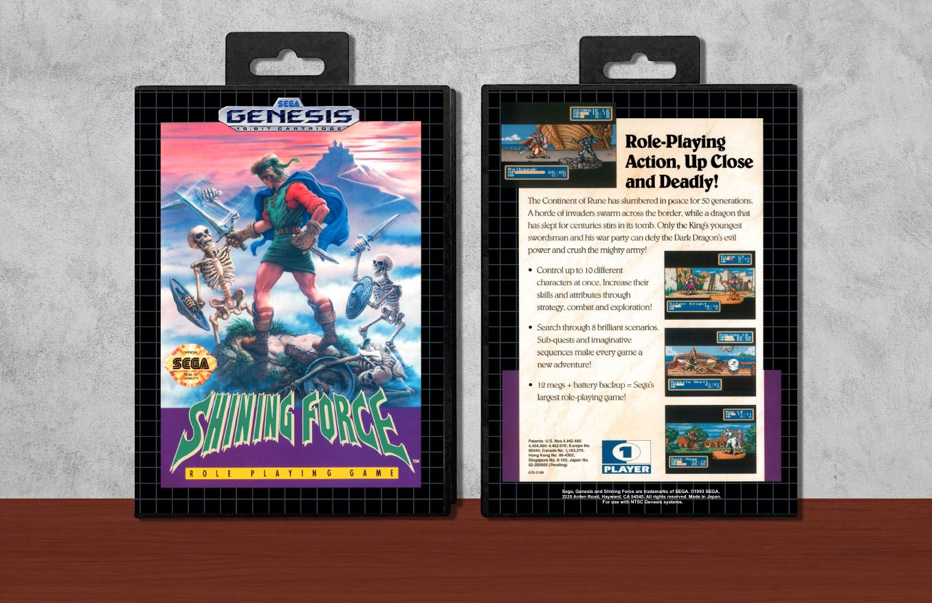 Shining Force (FULL COLOR), Case Color: Black