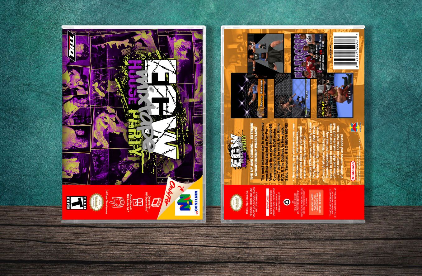 ECW House Party Mixtape, Case Color: CLEAR (Transparent)