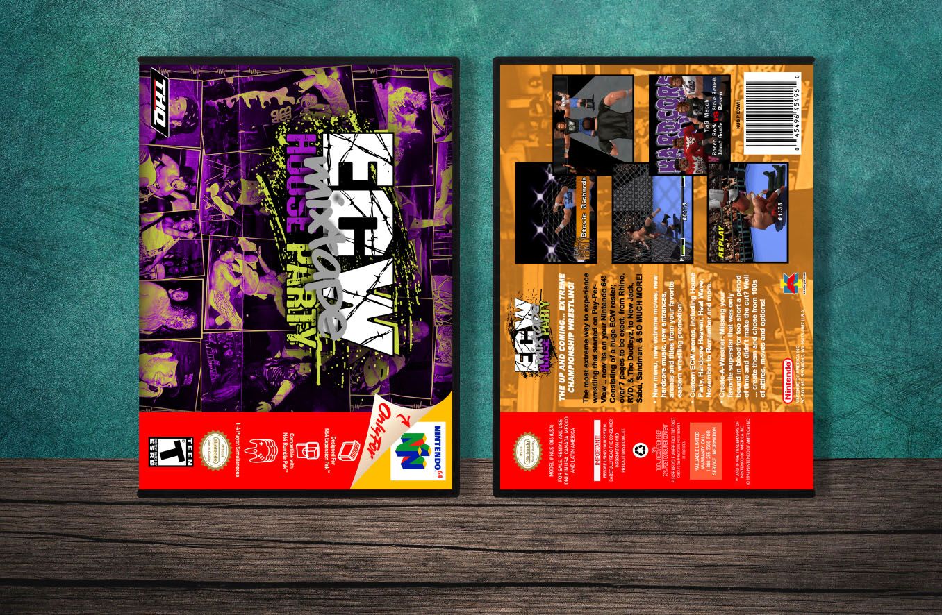 ECW House Party Mixtape, Case Color: DARK GREY (OEM DS CASE COLOR)