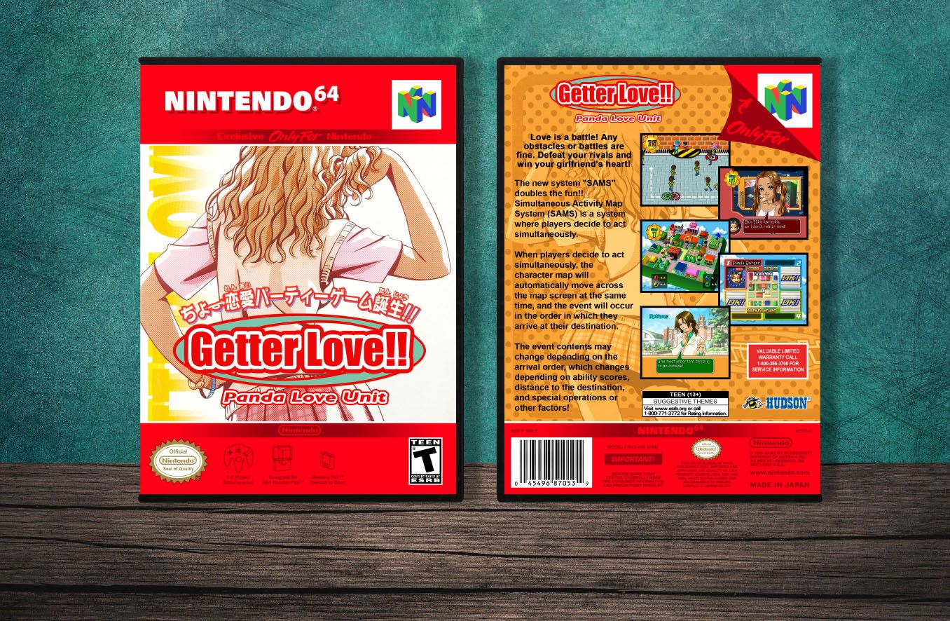 Getter Love!! Panda Love Unit, Case Color: DARK GREY (OEM DS CASE COLOR)