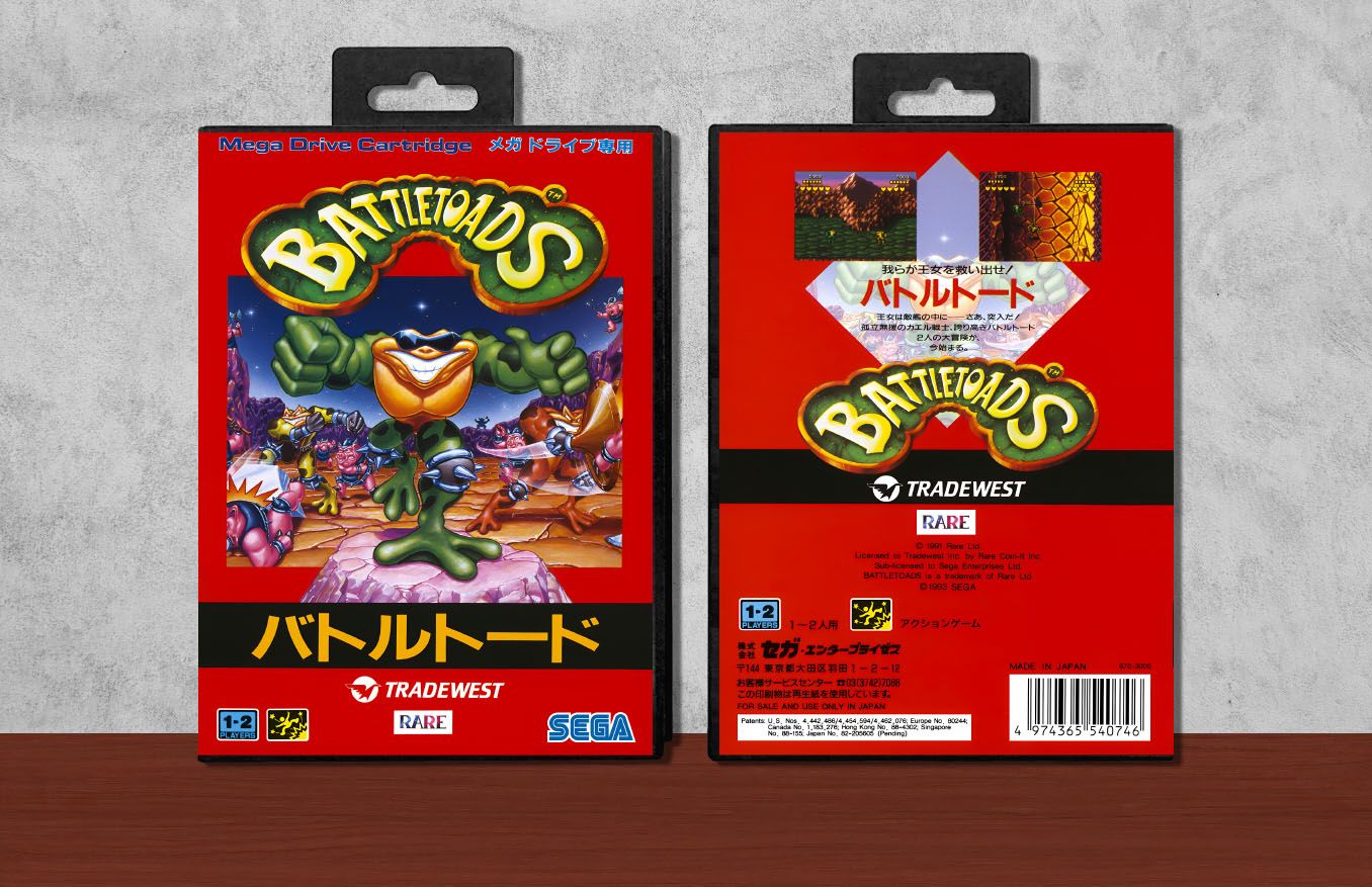 Battletoads, Case Color: Black