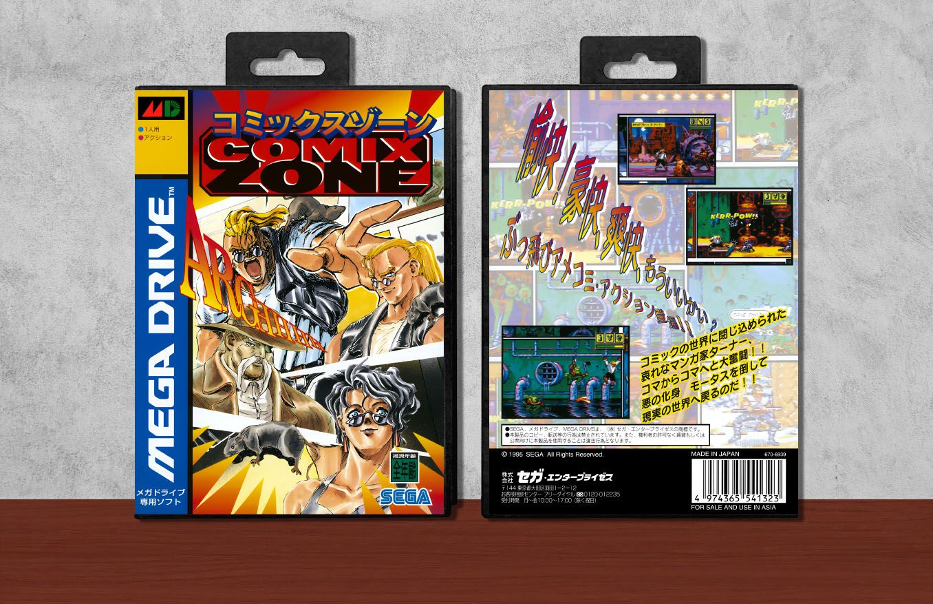 Comix Zone, Case Color: Black