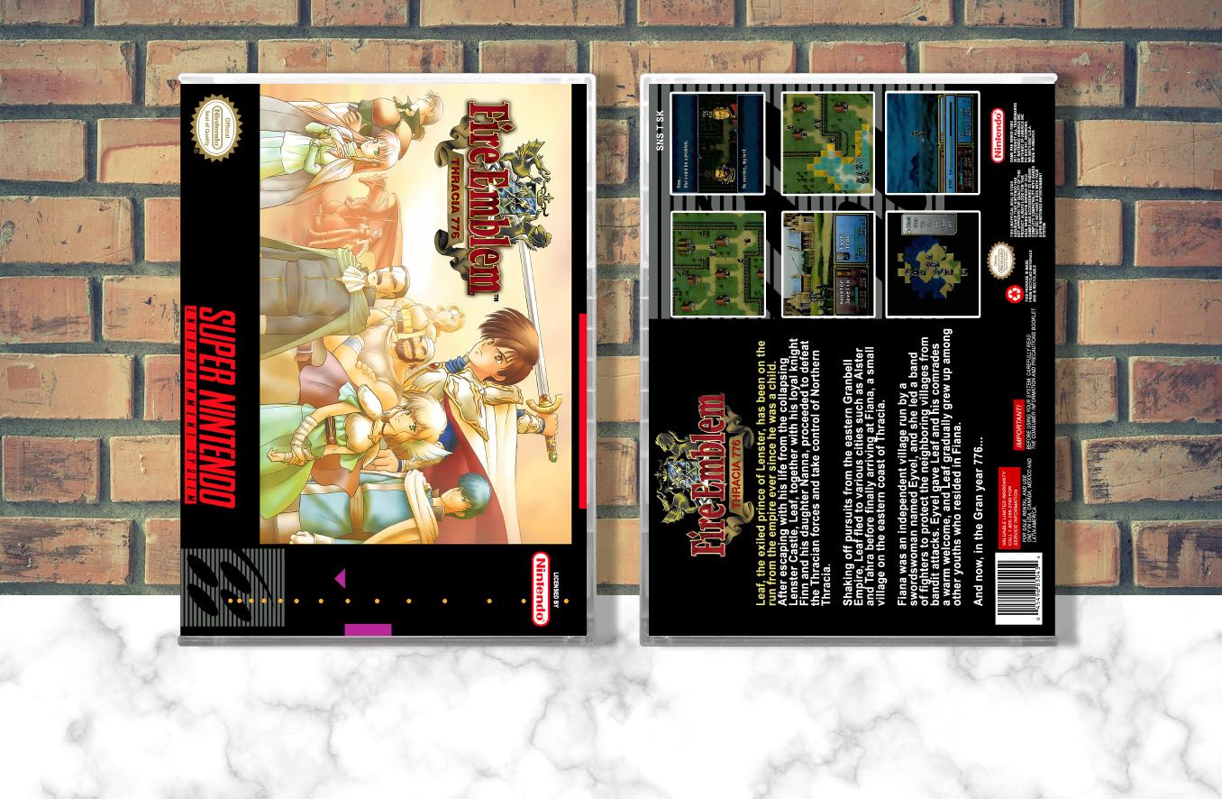 Fire Emblem: Thracia 776, Case Color: CLEAR (Transparent)