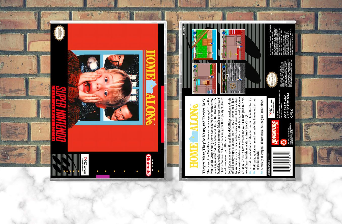 Home Alone, Case Color: CLEAR (Transparent)