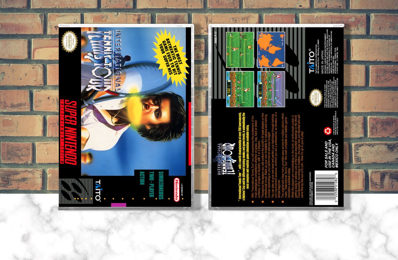 International Tennis Tour, Case Color: CLEAR (Transparent)