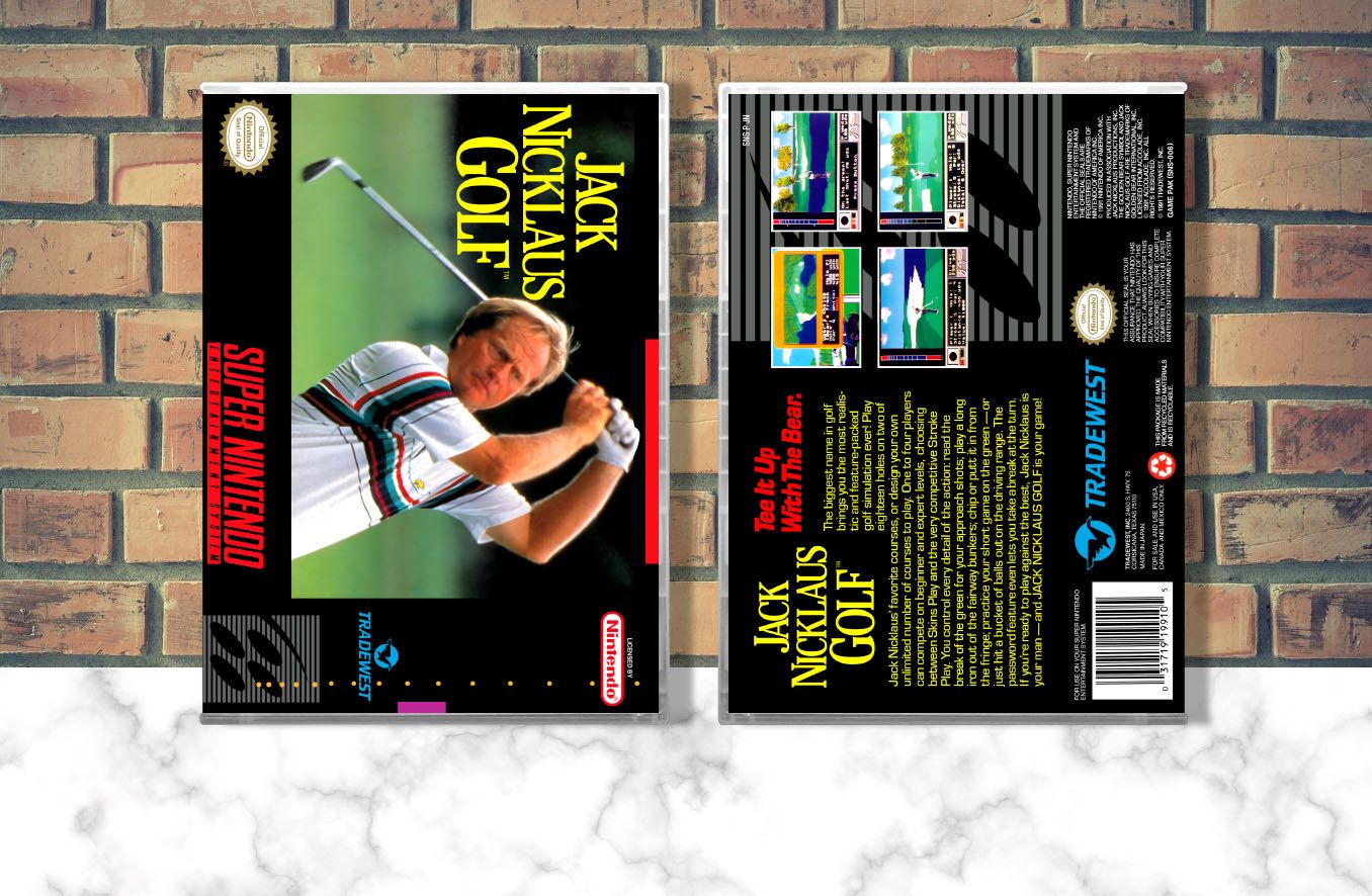 Jack Nicklaus Golf, Case Color: CLEAR (Transparent)