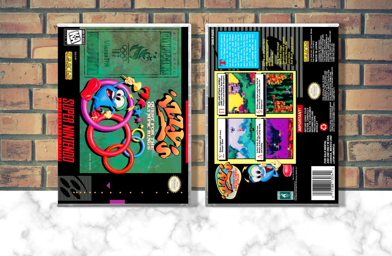 Izzy&#39;s Quest for the Olympic Rings, Case Color: CLEAR (Transparent)