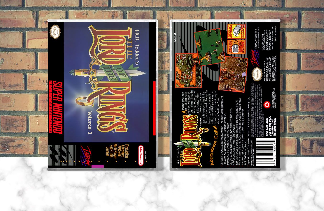 J.R.R Tolkien&#39;s The Lord of the Rings, Case Color: CLEAR (Transparent)