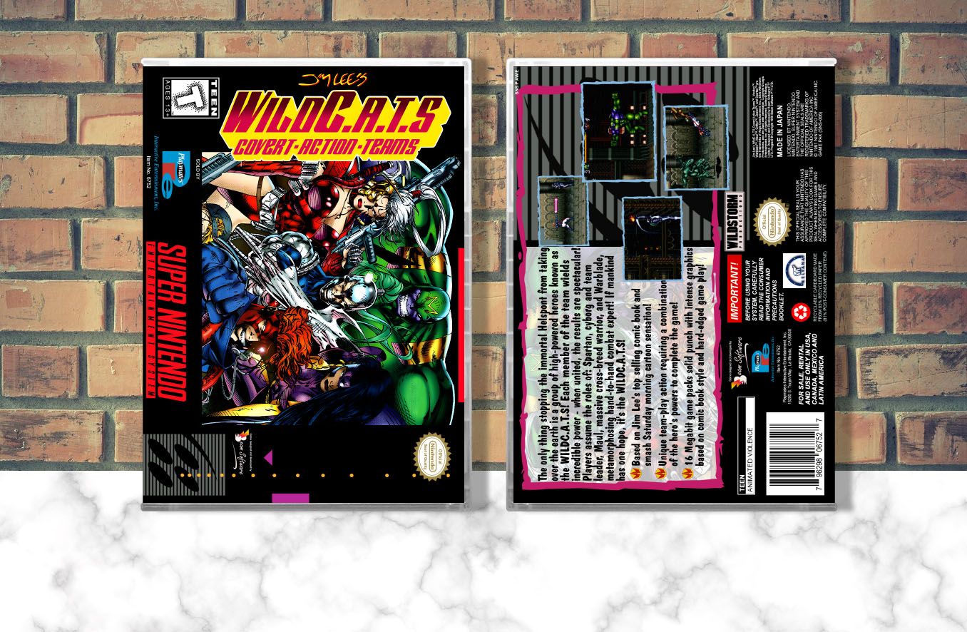 Jim Lee&#39;s Wild C.A.T.S: Covert Action Teams, Case Color: CLEAR (Transparent)