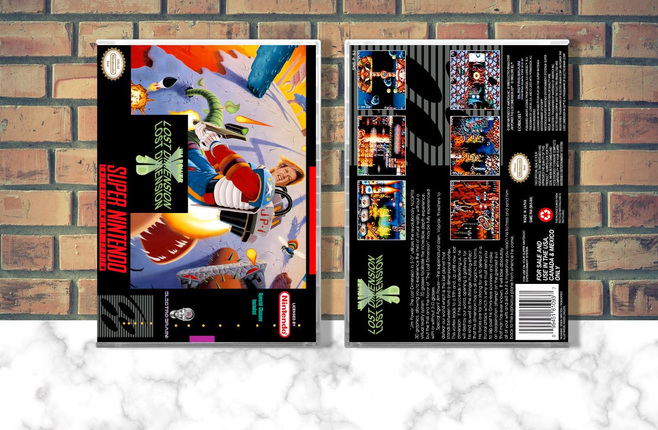 Jim Power: The Lost Dimension in 3-D, Case Color: CLEAR (Transparent)