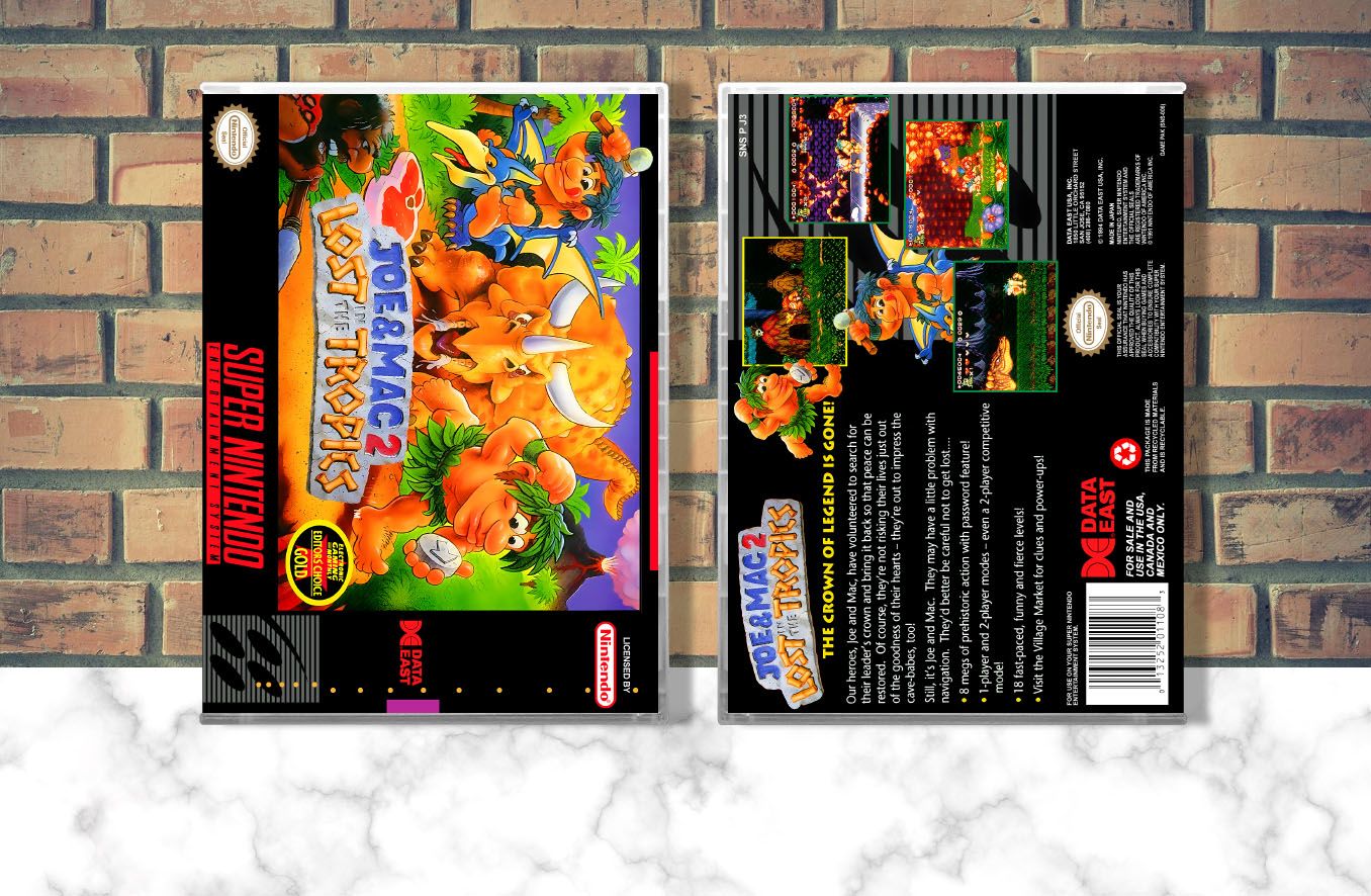 Joe &amp; Mac 2: Lost in the Tropics, Case Color: CLEAR (Transparent)