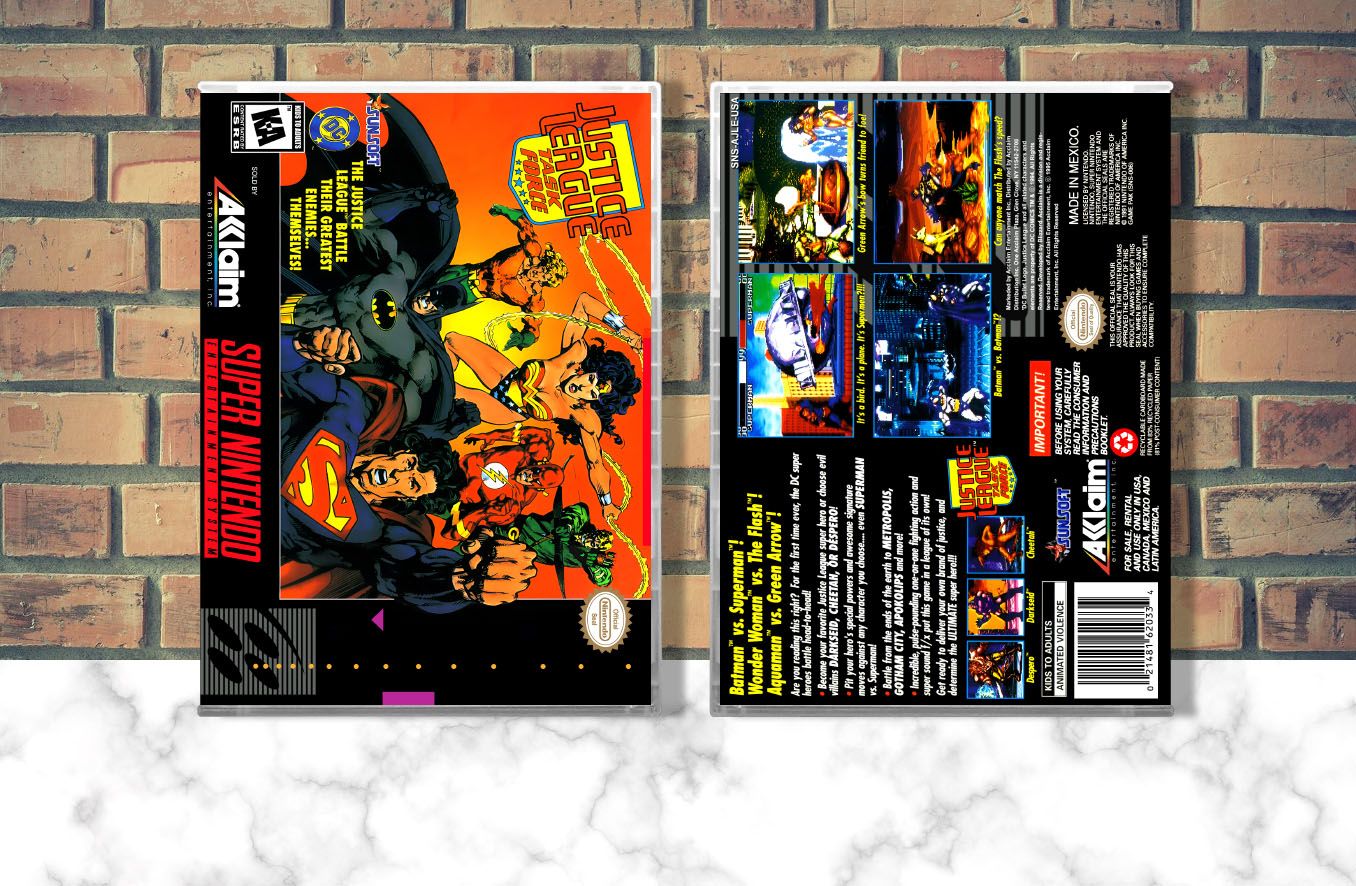 Justice League Task Force, Case Color: CLEAR (Transparent)