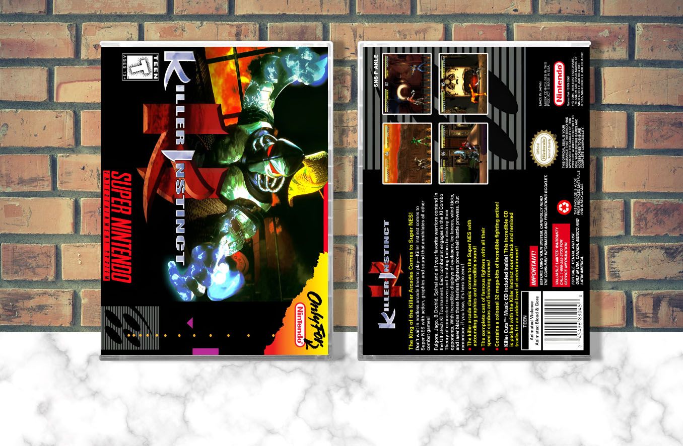 Killer Instinct, Case Color: CLEAR (Transparent)