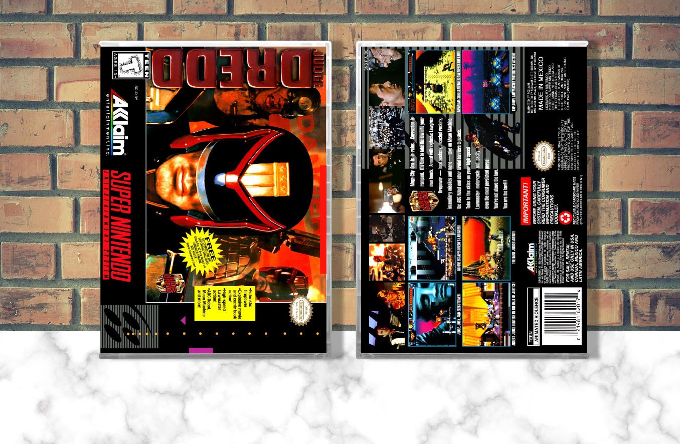 Judge Dredd, Case Color: CLEAR (Transparent)