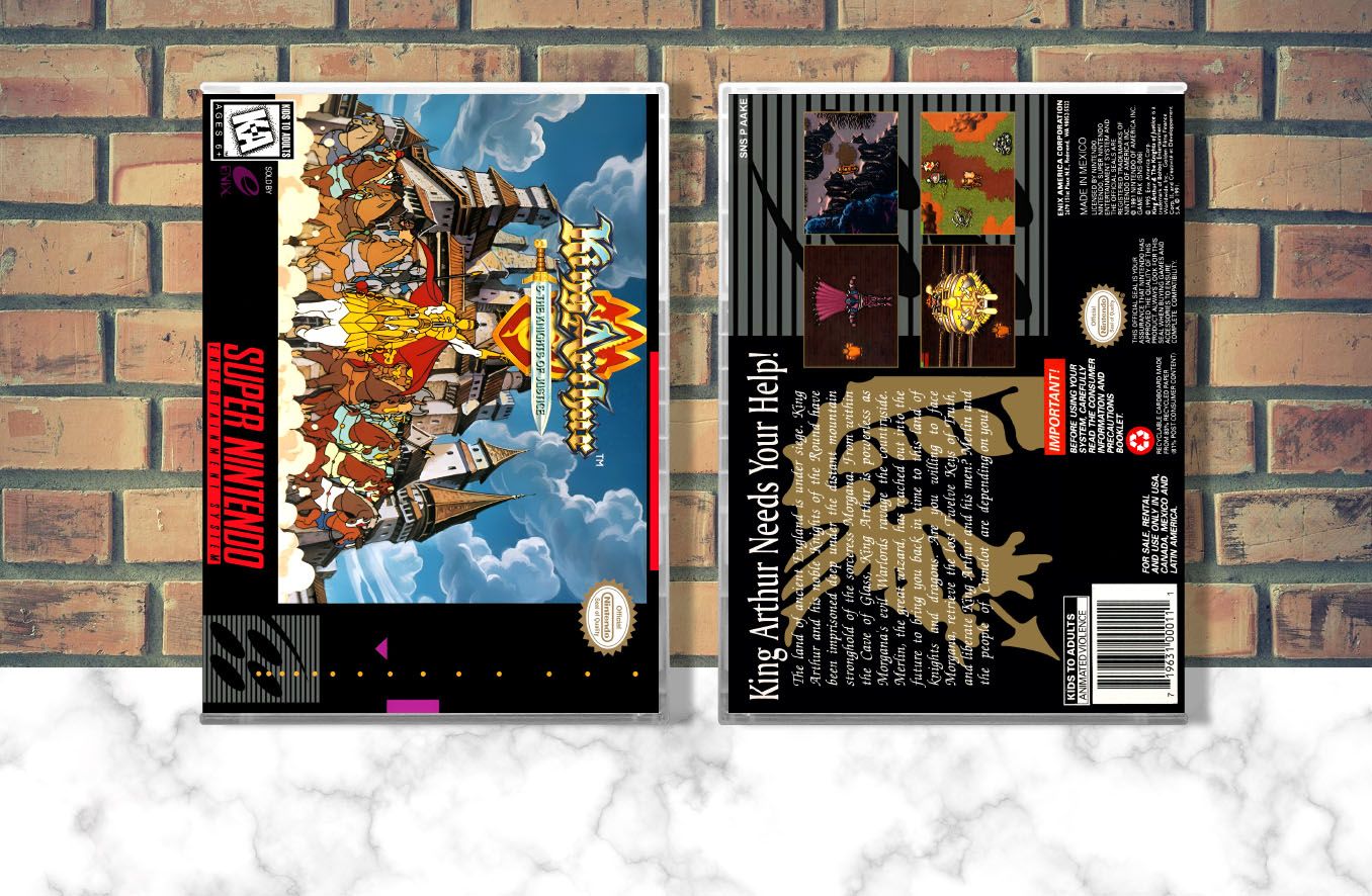 King Arthur &amp; the Knights of Justice, Case Color: CLEAR (Transparent)