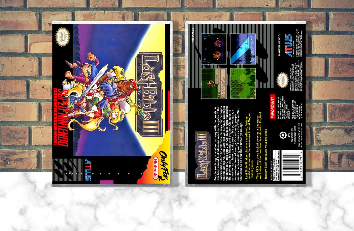 Last Bible III, Case Color: CLEAR (Transparent)