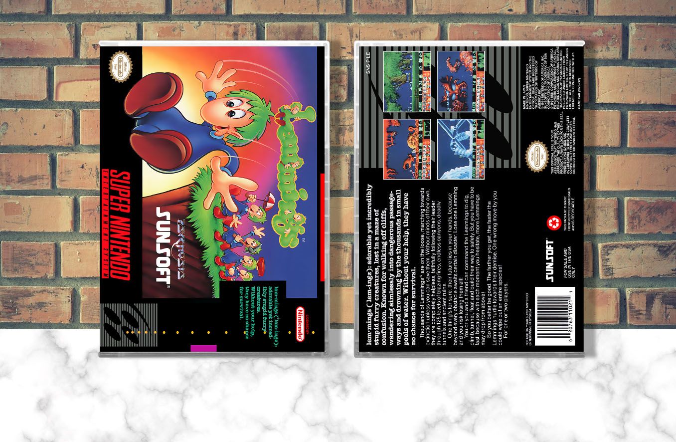 Lemmings, Case Color: CLEAR (Transparent)