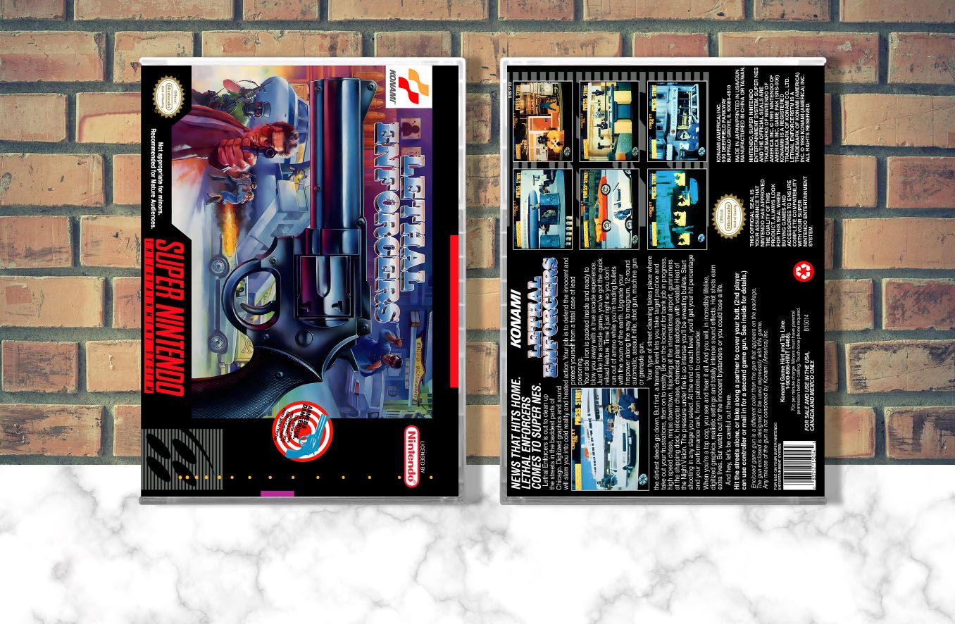 Lethal Enforcers, Case Color: CLEAR (Transparent)