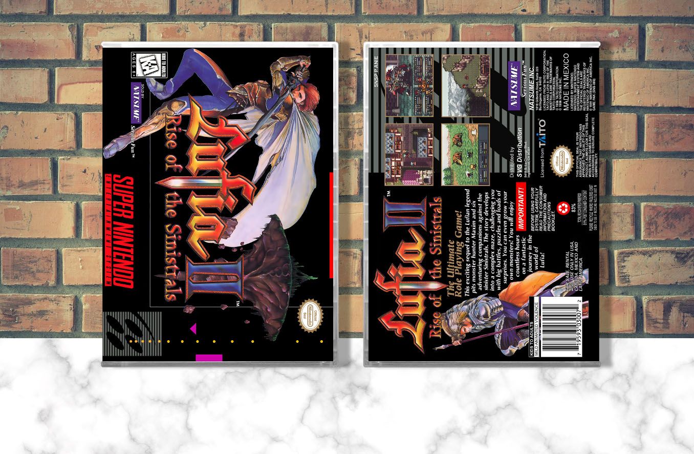 Lufia II: Rise of the Sinistrals, Case Color: CLEAR (Transparent)