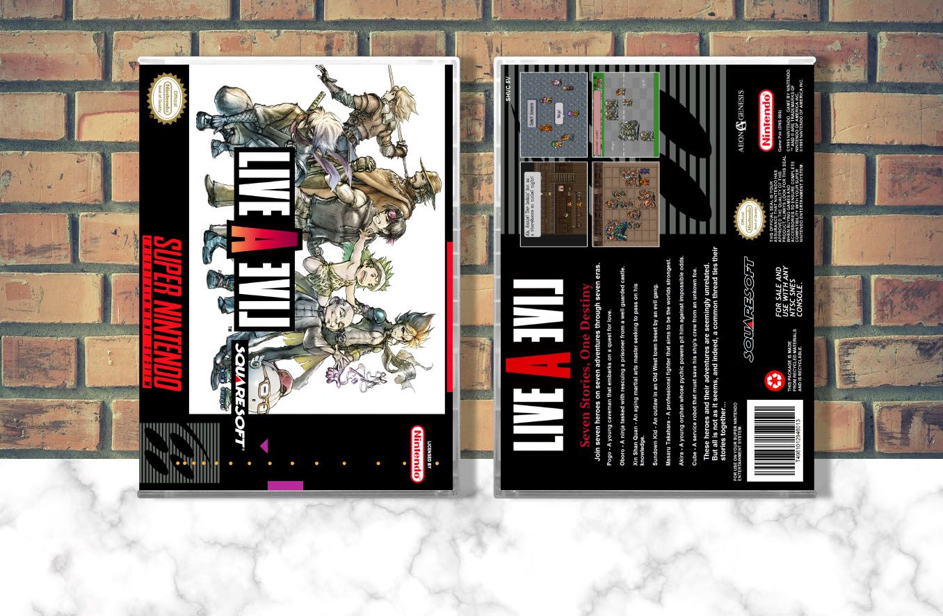 Live-A-Live, Case Color: CLEAR (Transparent)