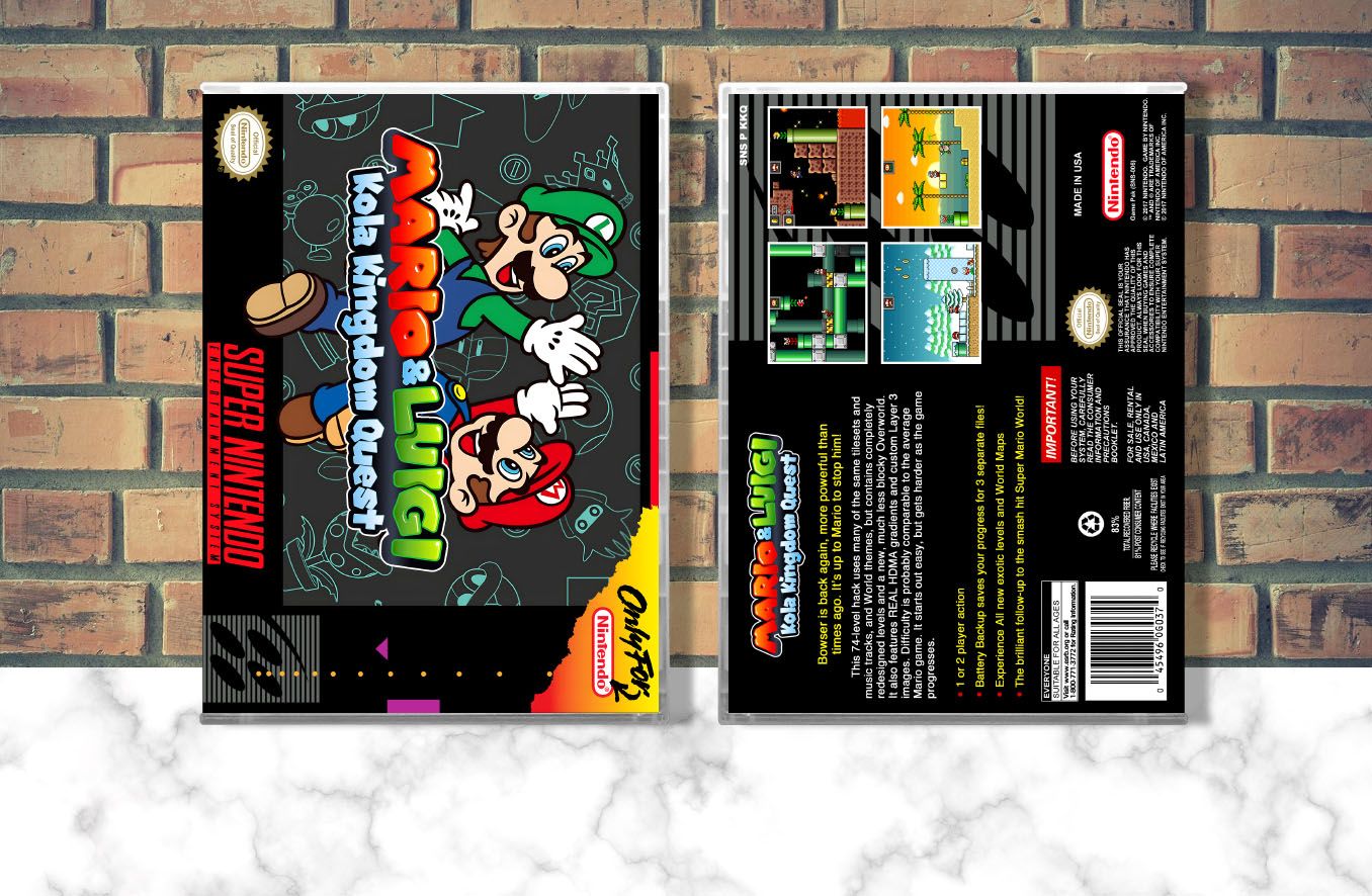 Mario &amp; Luigi Kola Kingdom Quest, Case Color: CLEAR (Transparent)