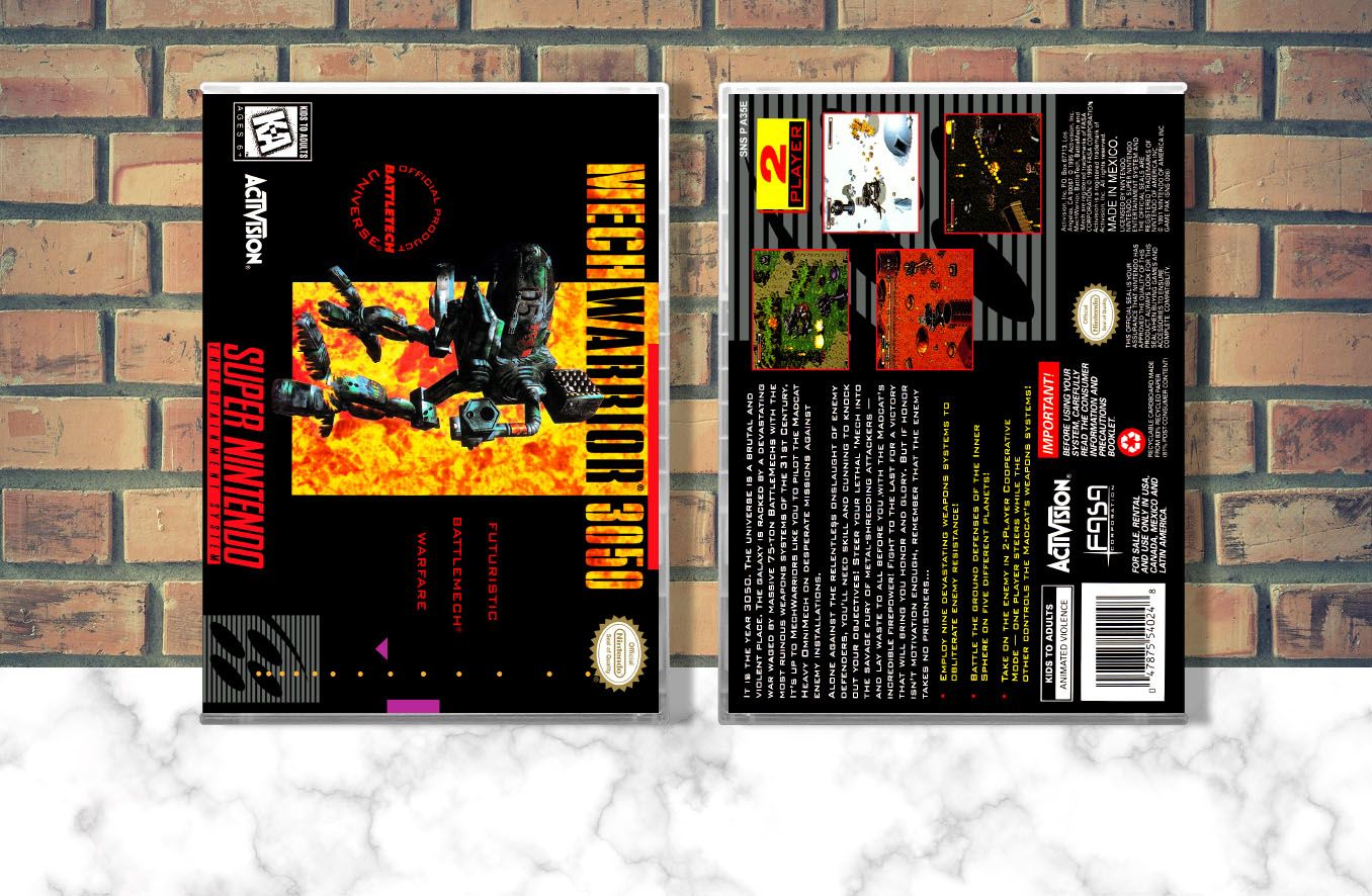 MechWarrior 3050, Case Color: CLEAR (Transparent)