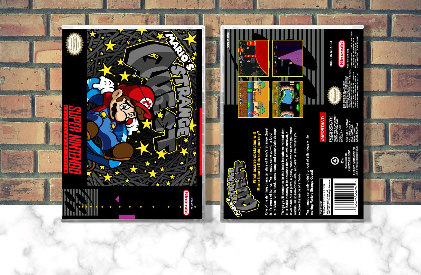 Mario&#39;s Strange Quest, Case Color: CLEAR (Transparent)