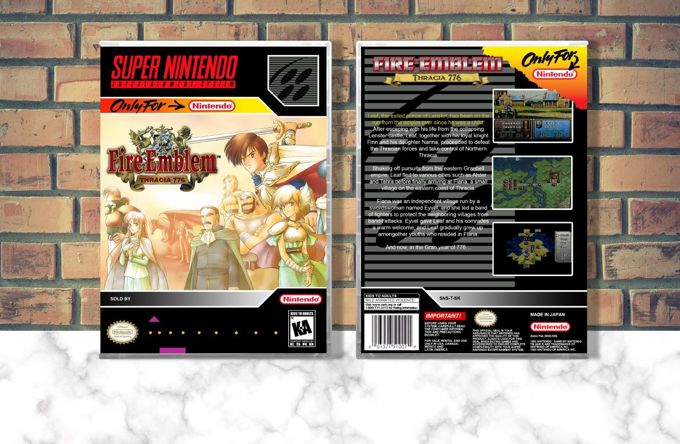 Fire Emblem: Thracia 776, Case Color: CLEAR (Transparent)