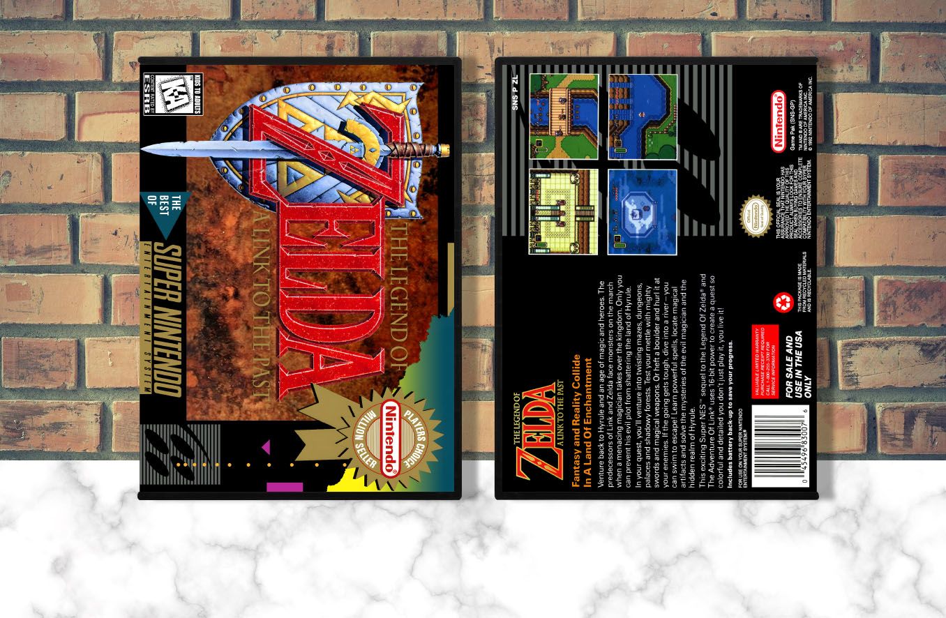 Legend of Zelda, The: A Link to the Past (PC), Case Color: DARK GREY (OEM DS CASE COLOR)