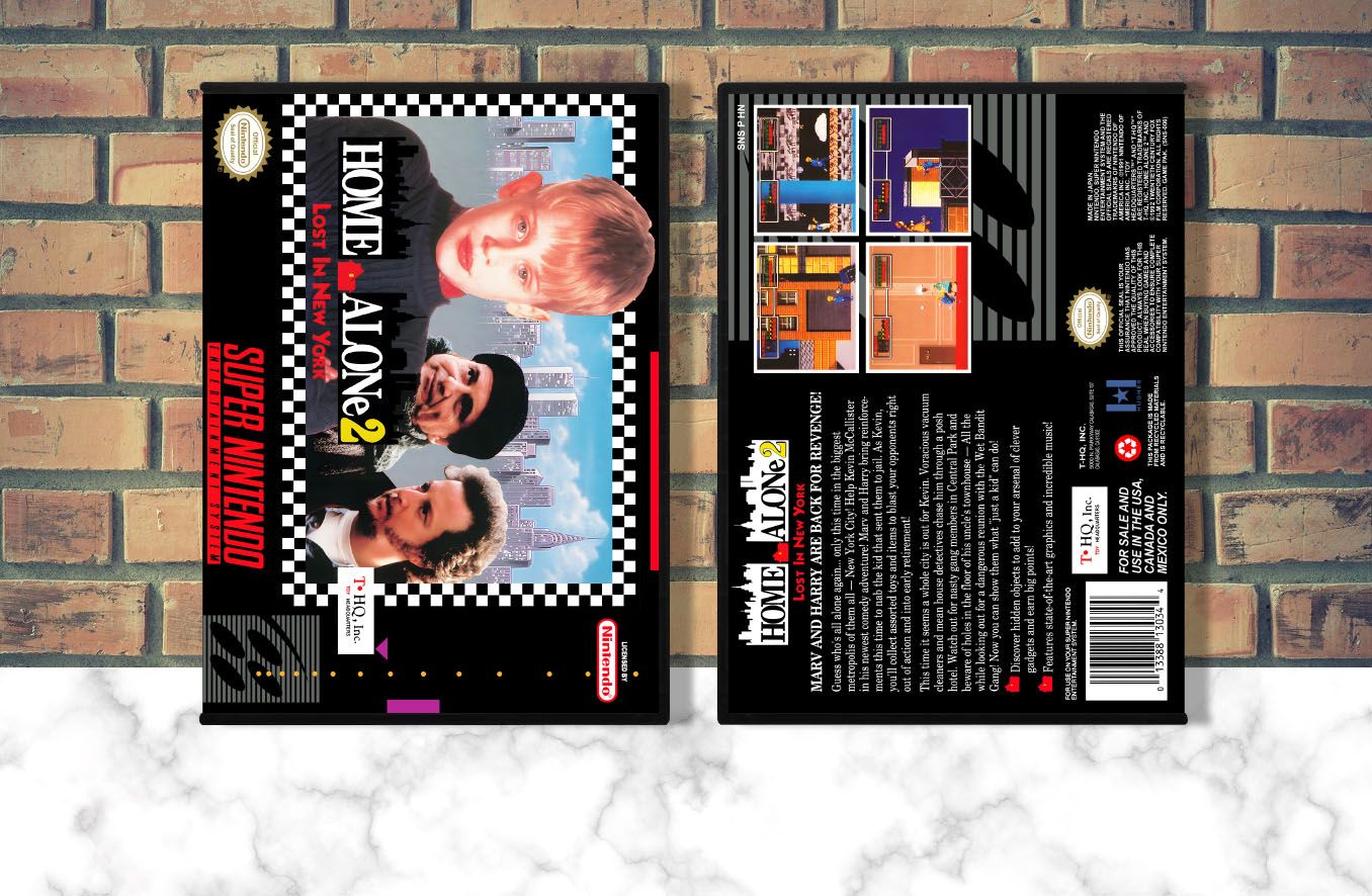 Home Alone 2: Lost in New York, Case Color: DARK GREY (OEM DS CASE COLOR)