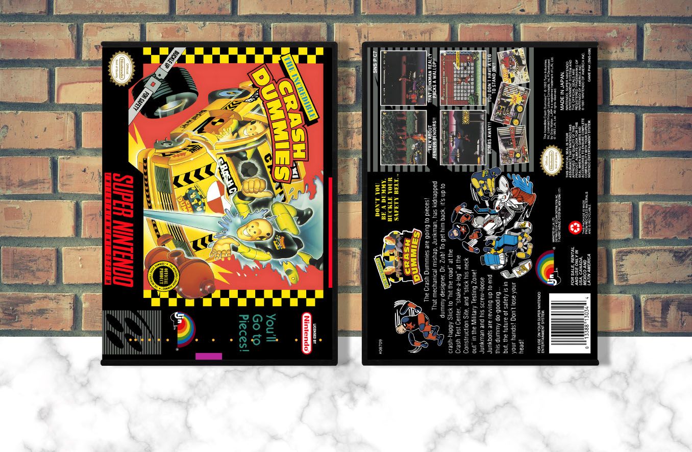 Incredible Crash Dummies, The, Case Color: DARK GREY (OEM DS CASE COLOR)