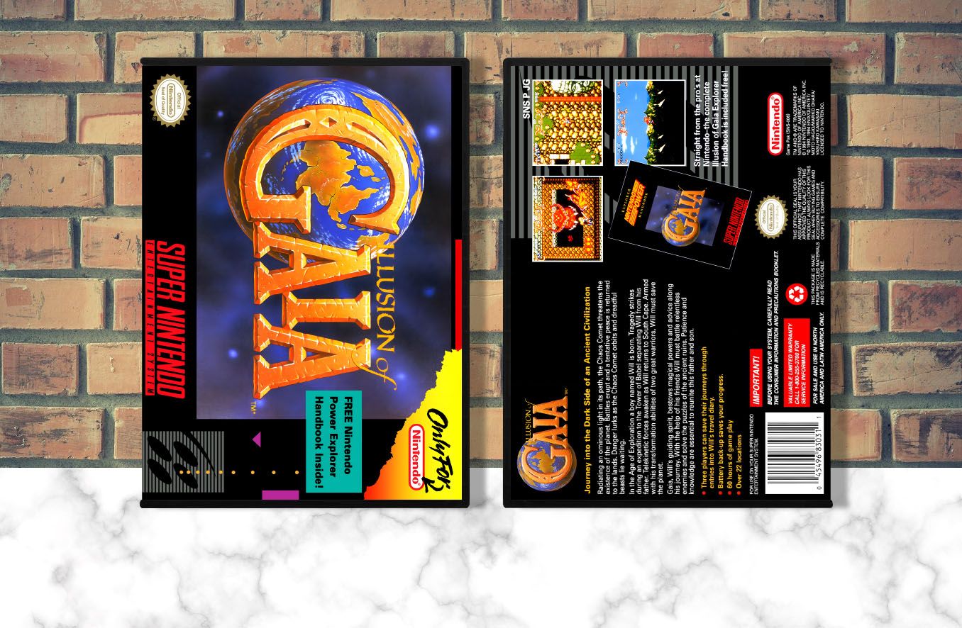 Illusion of Gaia, Case Color: DARK GREY (OEM DS CASE COLOR)