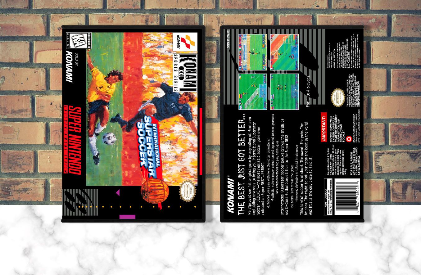 International Superstar Soccer Deluxe, Case Color: DARK GREY (OEM DS CASE COLOR)