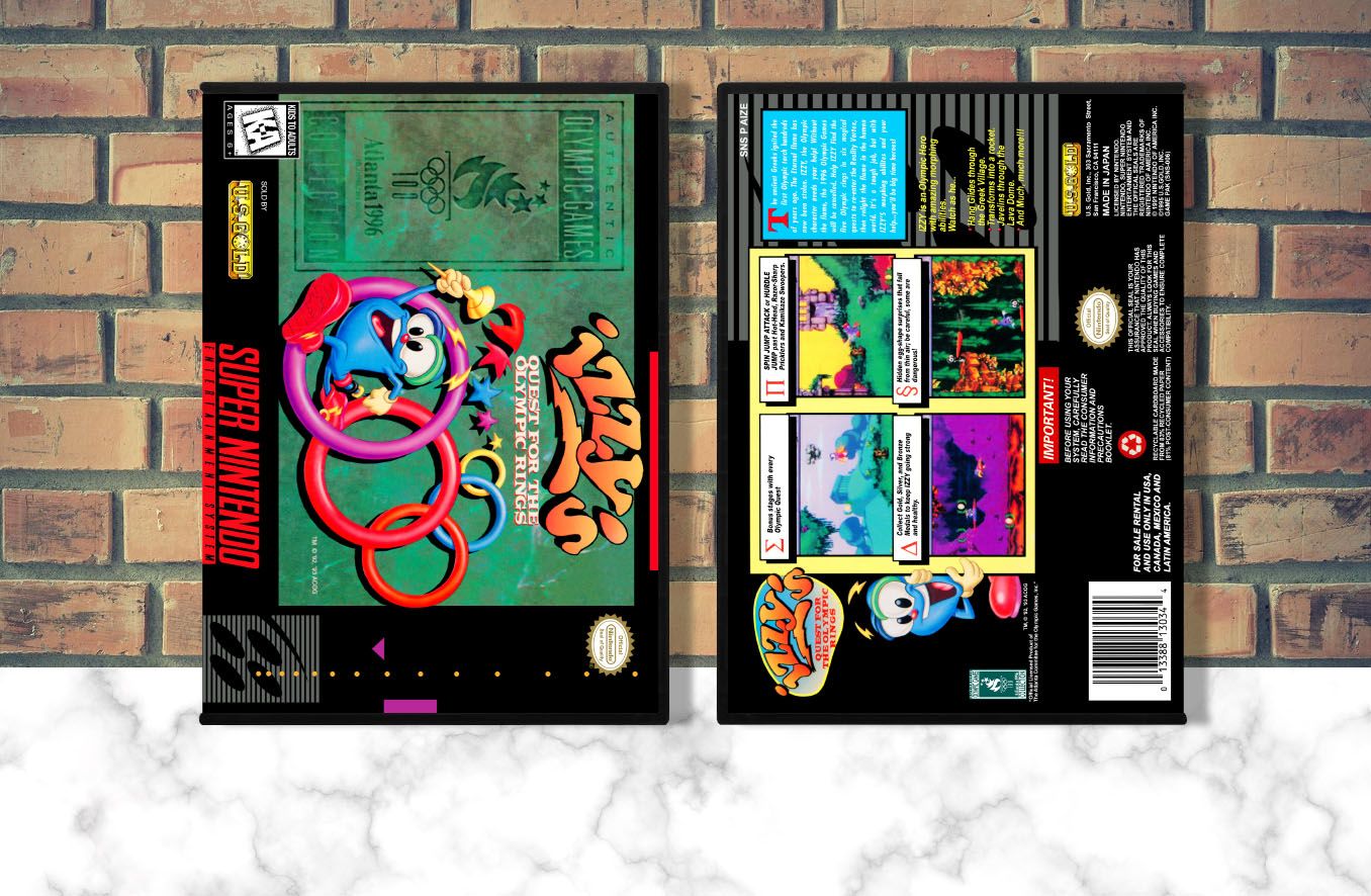 Izzy&#39;s Quest for the Olympic Rings, Case Color: DARK GREY (OEM DS CASE COLOR)