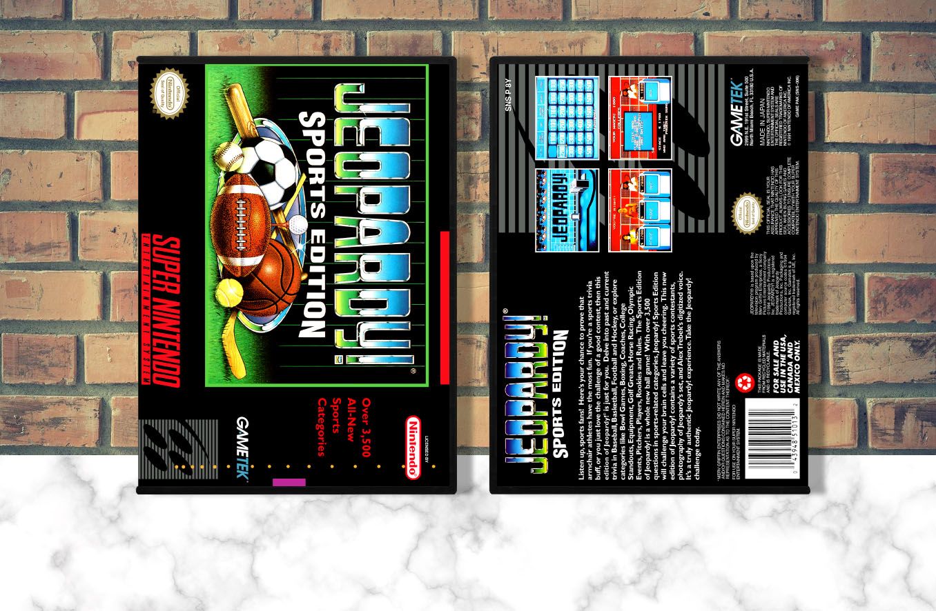 Jeopardy! Sports Edition, Case Color: DARK GREY (OEM DS CASE COLOR)