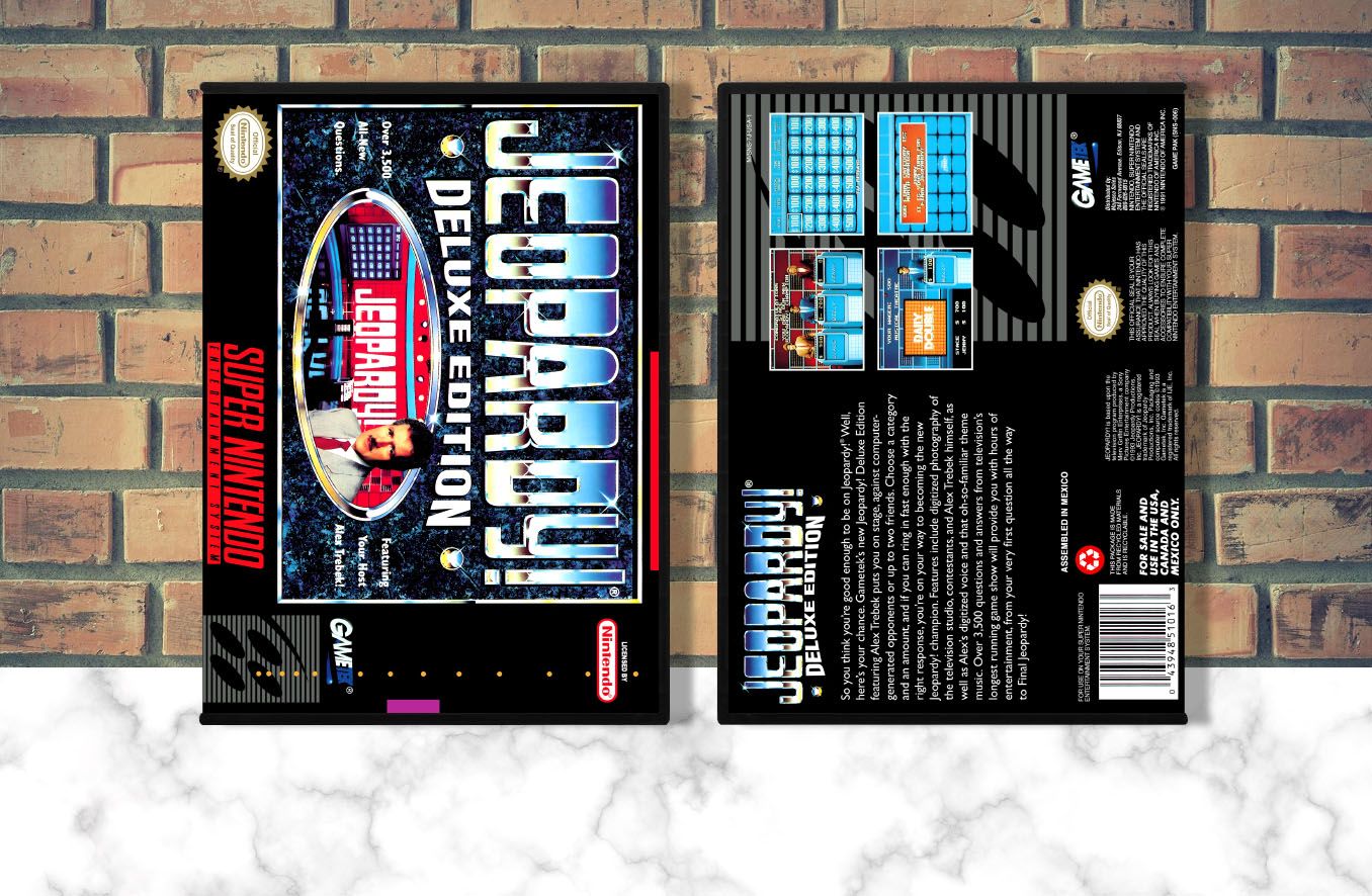 Jeopardy! Deluxe Edition, Case Color: DARK GREY (OEM DS CASE COLOR)