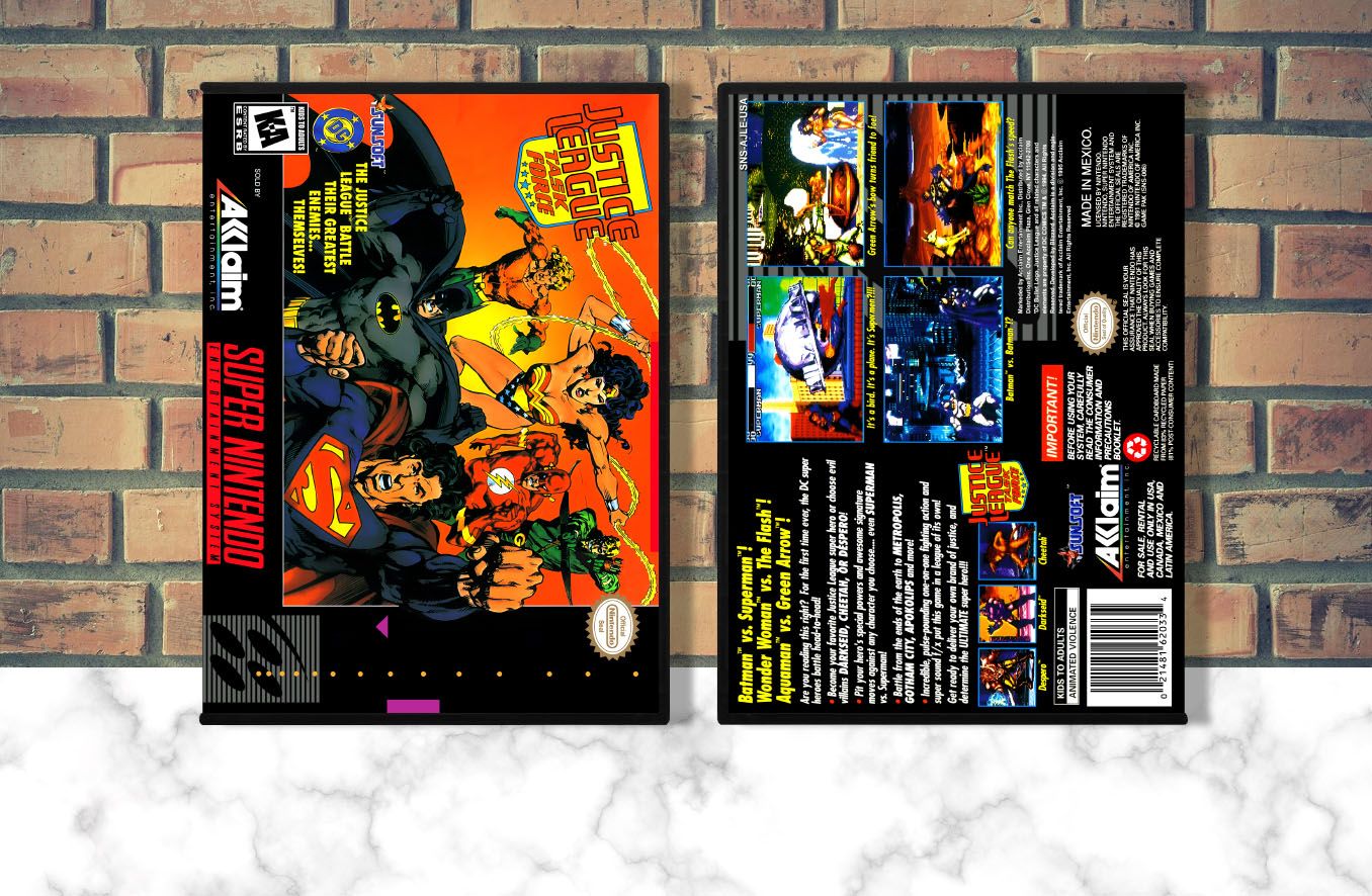 Justice League Task Force, Case Color: DARK GREY (OEM DS CASE COLOR)