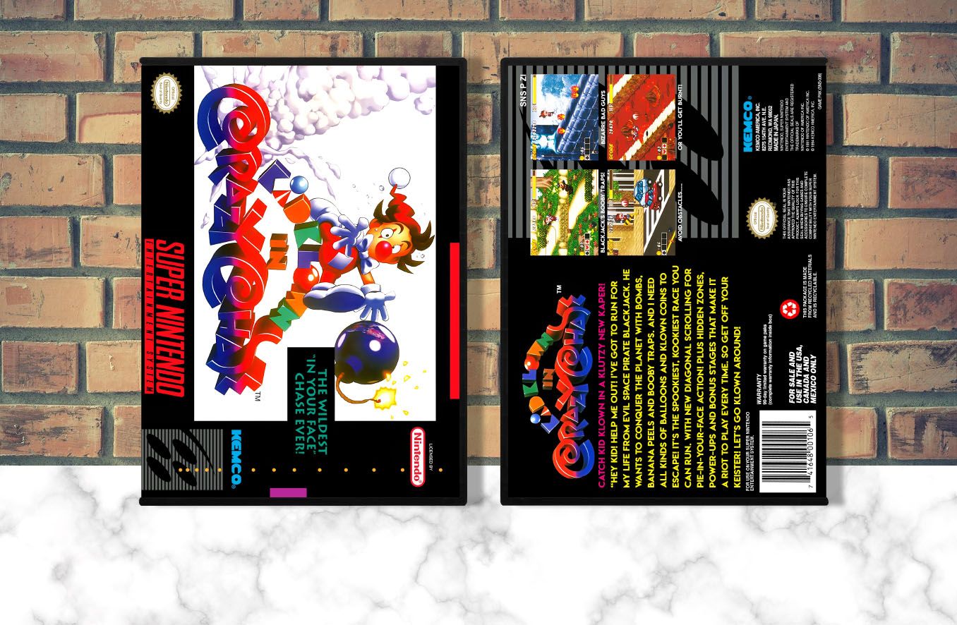 Kid Klown in Crazy Chase, Case Color: DARK GREY (OEM DS CASE COLOR)