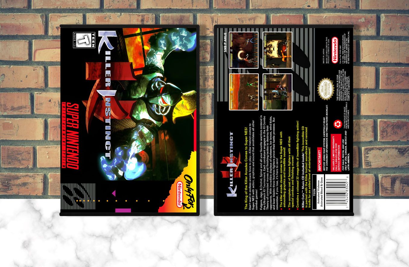 Killer Instinct, Case Color: DARK GREY (OEM DS CASE COLOR)