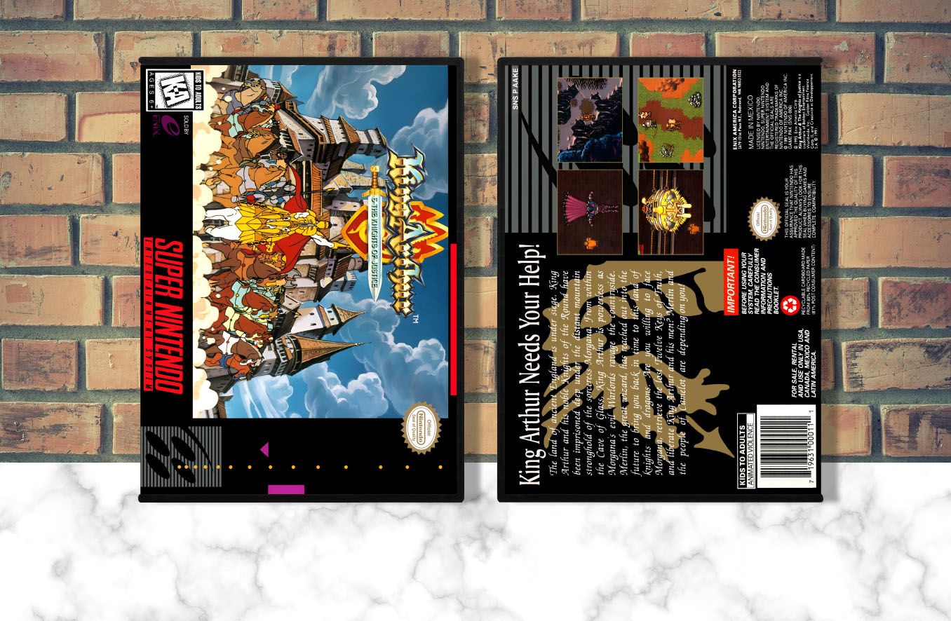 King Arthur &amp; the Knights of Justice, Case Color: DARK GREY (OEM DS CASE COLOR)